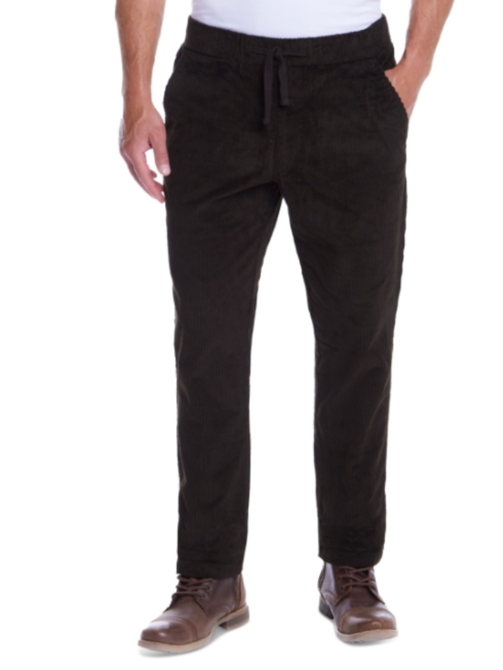 Weatherproof Vintage Men's Wide Wale Corduroy Pants - Espresso SIZE XXL NWT